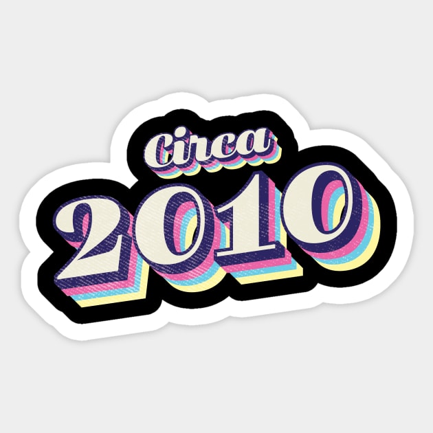 2010 Birthday Sticker by Vin Zzep